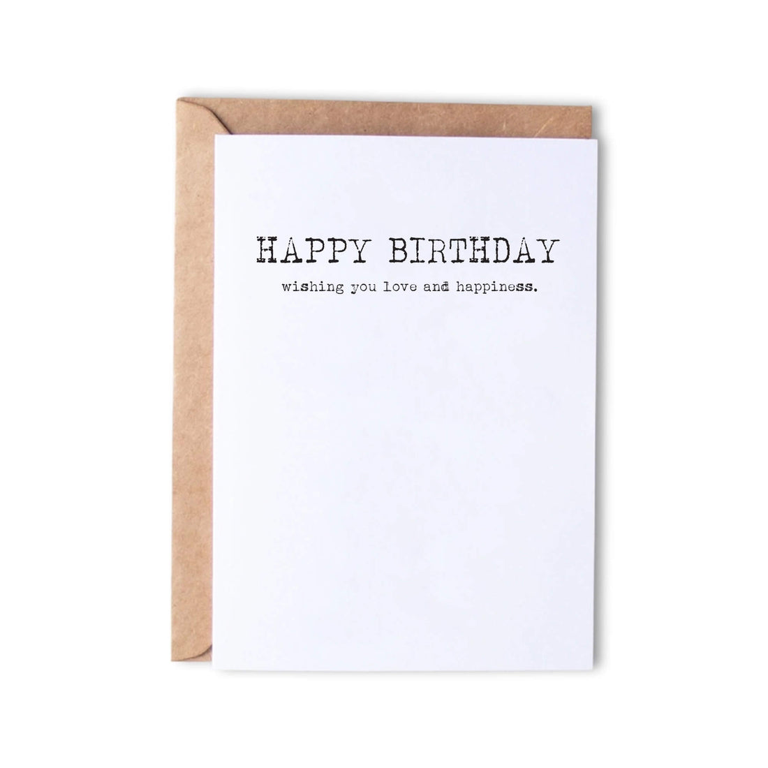 Happy birthday typewriter - Monk Designs