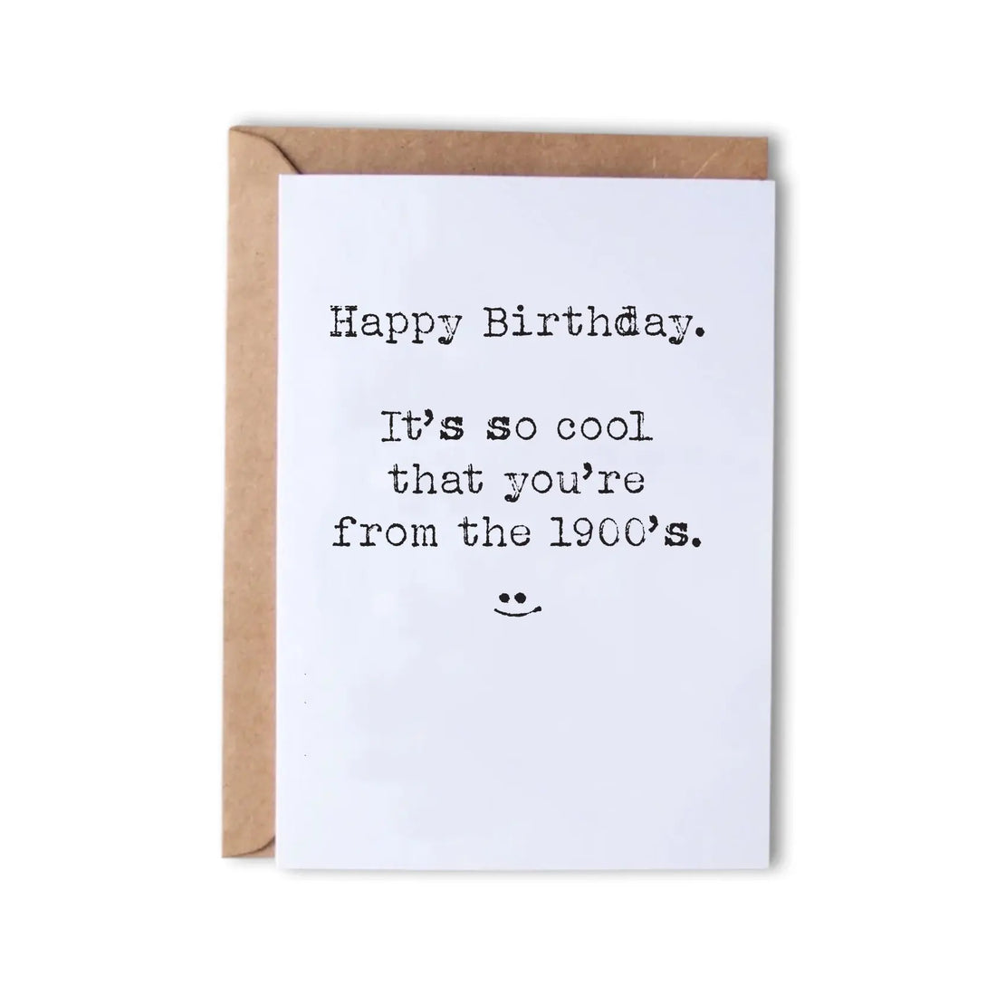 Birthday 1900's greeting card from Monk Designs