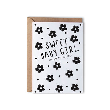 Sweet Baby Girl - Welcome to the world - Monk Designs