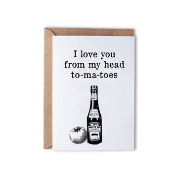 I Love You from head To-Ma-Toes - Monk Designs