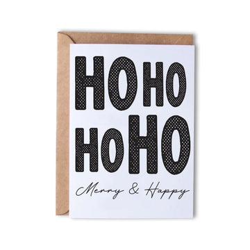 Ho Ho Ho Merry & Happy - Monk Designs