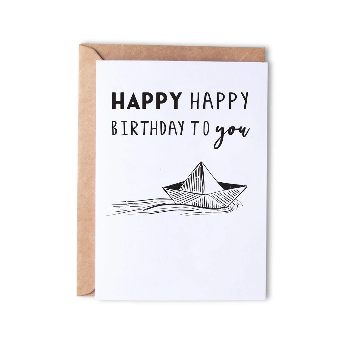 Happy Birthday Boat - Monk Designs