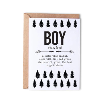 Boy Wild Animal - Trees - Monk Designs