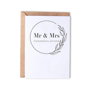 Mr & Mrs Congratulations - Monk Designs