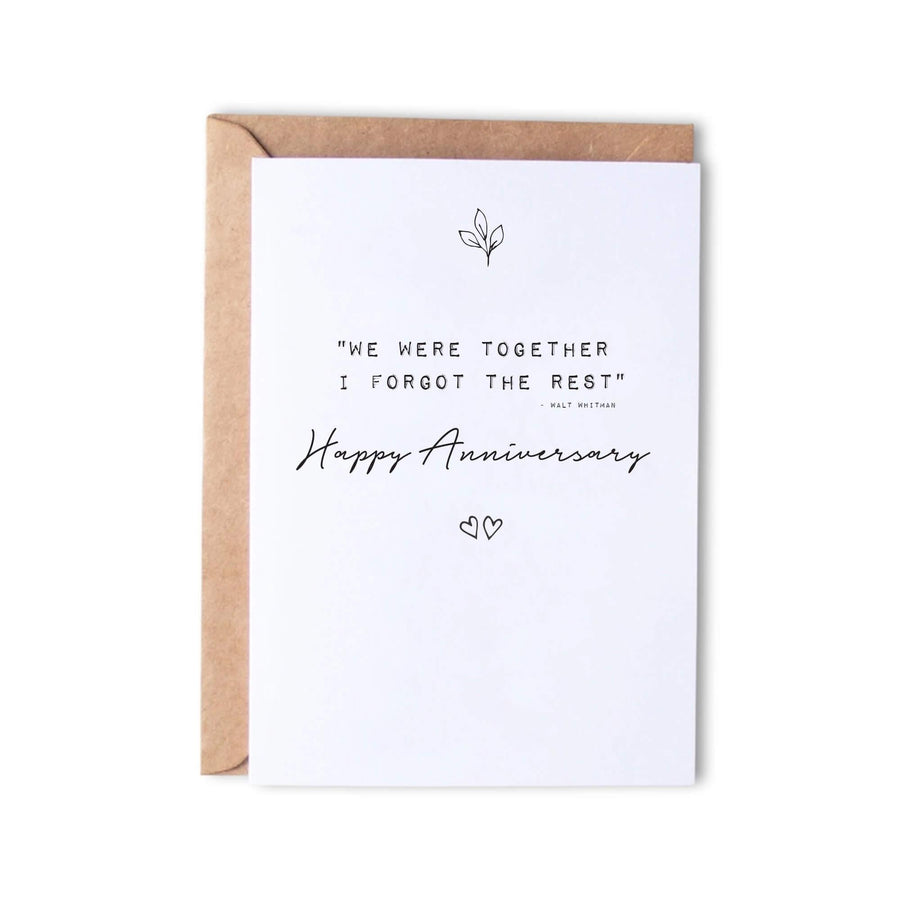Happy Anniversary together - Monk Designs