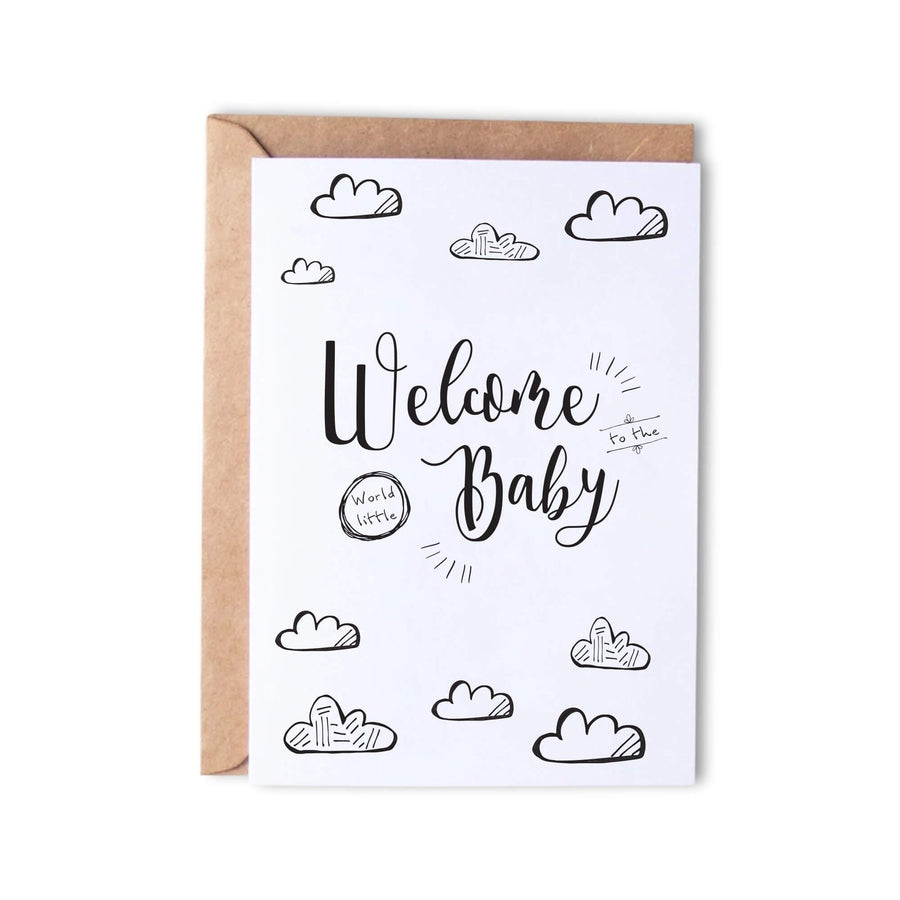 Welcome baby clouds - Monk Designs